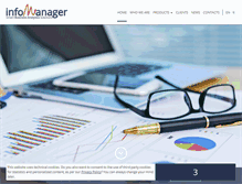 Tablet Screenshot of infomanager.it
